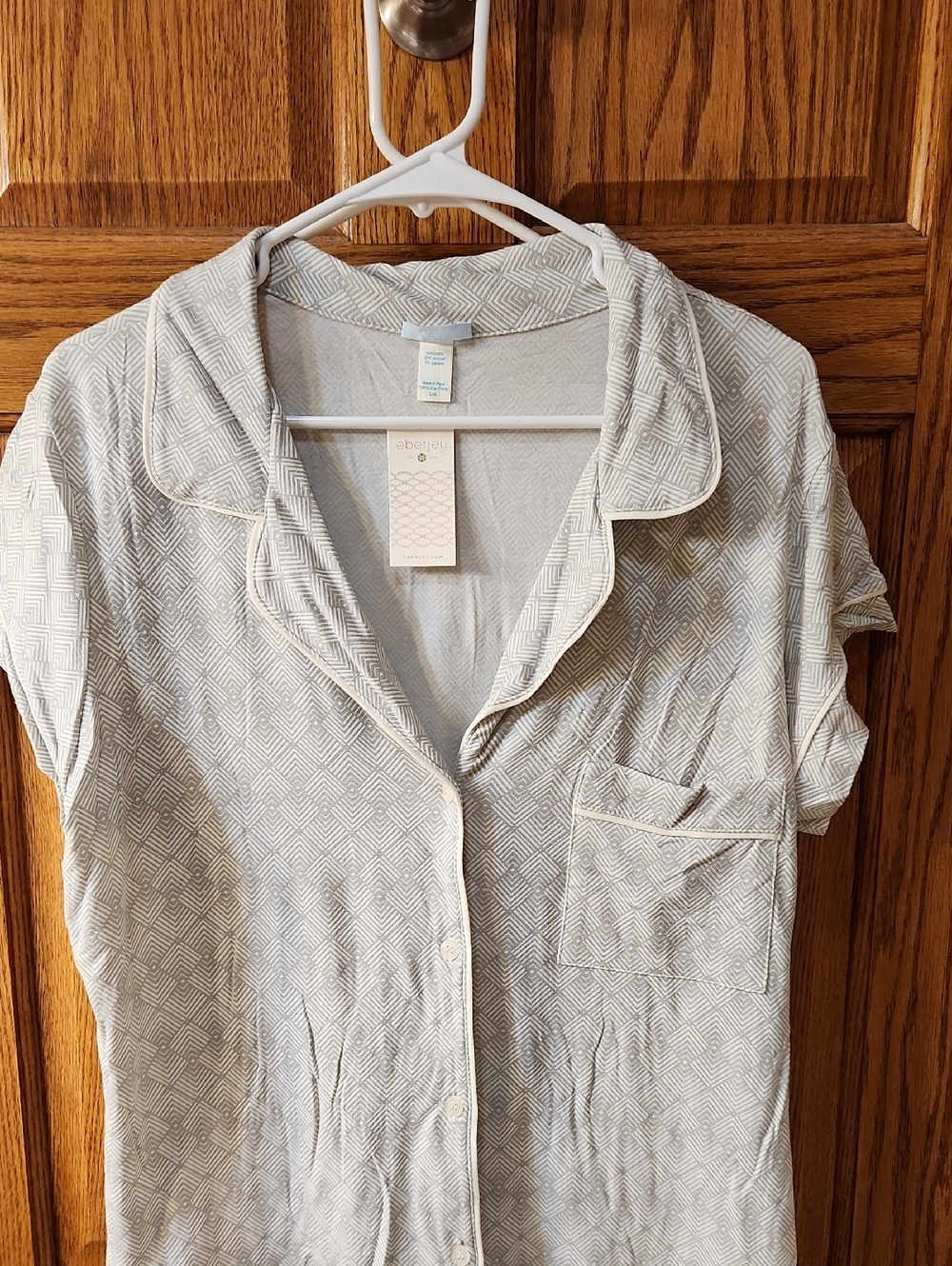 Eberjey Looking Glass Short-Sleeve Pajama Set